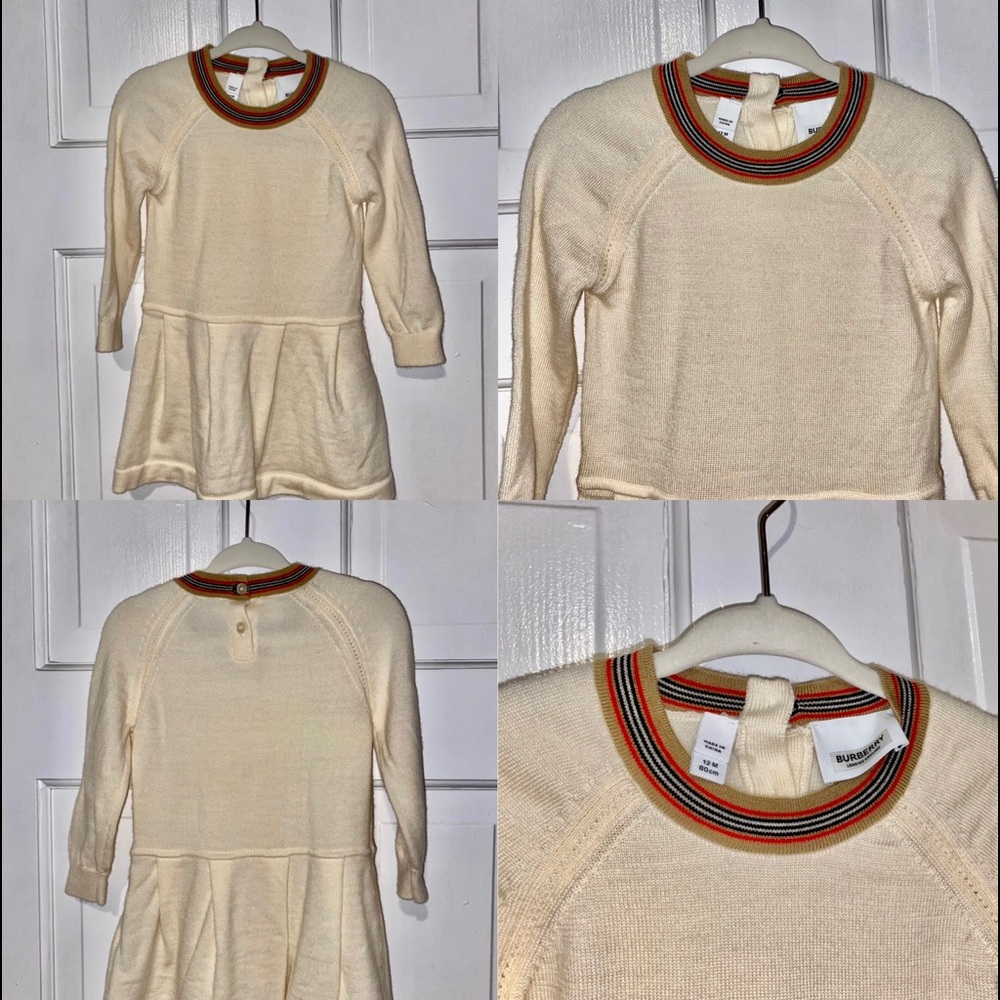 Girls Burberry dress - like new!